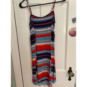 Striped spaghetti strapped dress